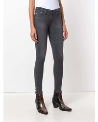 Jeans aderenti grigio scuro di AG Jeans