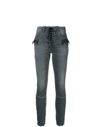 Jeans aderenti grigio scuro di Unravel Project