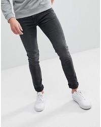 Jeans aderenti grigio scuro di Weekday