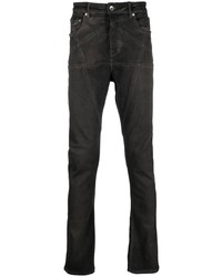 Jeans aderenti marrone scuro di Rick Owens DRKSHDW