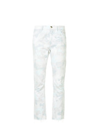 Jeans aderenti mimetici bianchi di Marc Cain