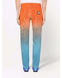 Jeans aderenti multicolori di Dolce & Gabbana