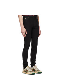 Jeans aderenti neri di Gucci