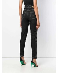 Jeans aderenti neri di Versace