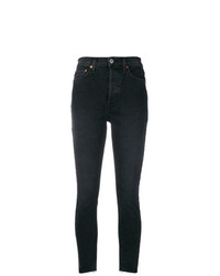 Jeans aderenti neri di RE/DONE