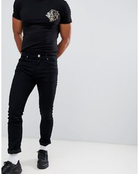 Jeans aderenti neri di Versace Jeans