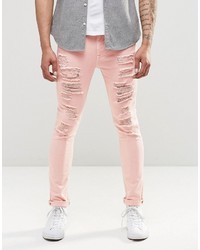 Jeans aderenti rosa di Asos