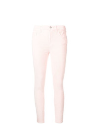 Jeans aderenti rosa di Current/Elliott