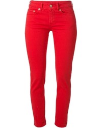 Jeans aderenti rossi di Dondup