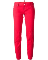 Jeans aderenti rossi di Dsquared2