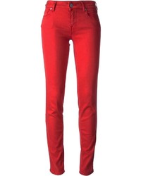 Jeans aderenti rossi di Jacob Cohen