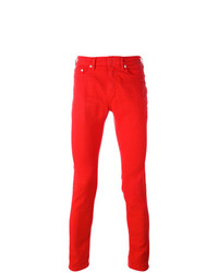 Jeans aderenti rossi di Neil Barrett
