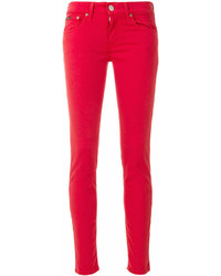 Jeans aderenti rossi di Polo Ralph Lauren