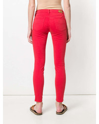 Jeans aderenti rossi di Polo Ralph Lauren