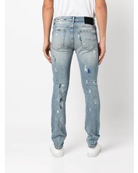Jeans aderenti stampati azzurri di Neuw