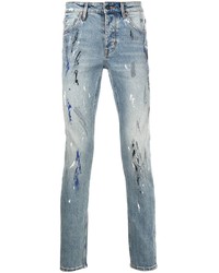 Jeans aderenti stampati azzurri di Neuw