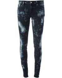 Jeans aderenti stampati blu scuro di Denim & Supply Ralph Lauren