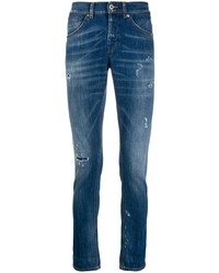 Jeans aderenti stampati blu di Dondup
