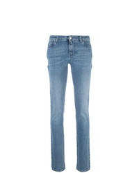 Jeans aderenti stampati blu di Givenchy