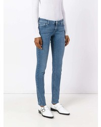 Jeans aderenti stampati blu di Givenchy
