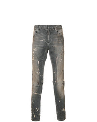 Jeans aderenti stampati grigi di Faith Connexion
