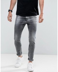 Jeans aderenti stampati neri di Calvin Klein Jeans