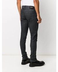 Jeans aderenti stampati neri di Dondup