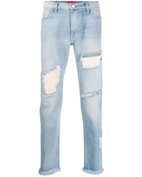 Jeans aderenti strappati azzurri di 424