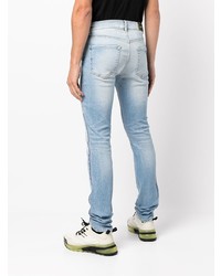 Jeans aderenti strappati azzurri di Bossi Sportswear