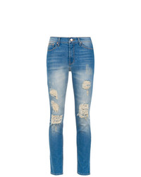 Jeans aderenti strappati azzurri di Amapô
