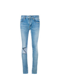 Jeans aderenti strappati azzurri di Balenciaga