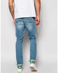 Jeans aderenti strappati azzurri di Asos