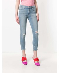 Jeans aderenti strappati azzurri di J Brand