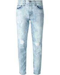 Jeans aderenti strappati azzurri di Current/Elliott
