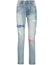 Jeans aderenti strappati azzurri di Ksubi