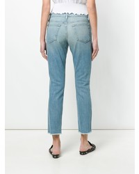 Jeans aderenti strappati azzurri di Frame Denim