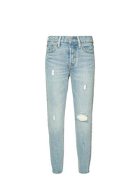 Jeans aderenti strappati azzurri di Levi's