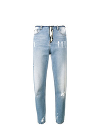 Jeans aderenti strappati azzurri di Navro
