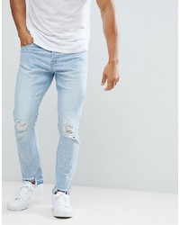 Jeans aderenti strappati azzurri di ONLY & SONS