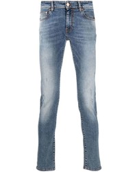 Jeans aderenti strappati azzurri di Pt01