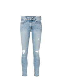 Jeans aderenti strappati azzurri di Rag & Bone