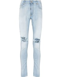 Jeans aderenti strappati azzurri di Represent