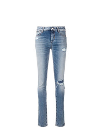 Jeans aderenti strappati azzurri di Sportmax