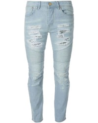 Jeans aderenti strappati azzurri di Stampd