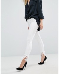 Jeans aderenti strappati bianchi di Blank NYC