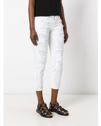 Jeans aderenti strappati bianchi di Faith Connexion