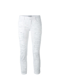 Jeans aderenti strappati bianchi di Faith Connexion