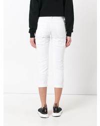 Jeans aderenti strappati bianchi di Dsquared2