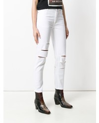 Jeans aderenti strappati bianchi di EACH X OTHER