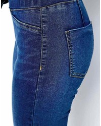 Jeans aderenti strappati blu scuro di Asos